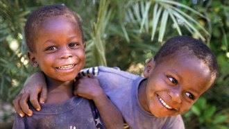 two kids